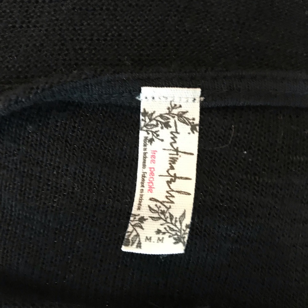 •Intimately FP• Bae Bae Black Sheer Top Cut Out - Picture 3 of 3